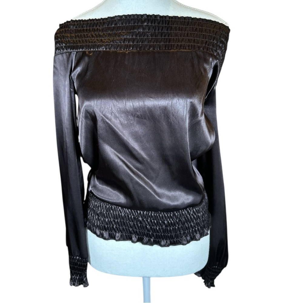 Elegant Black Off-Shoulder Blouse